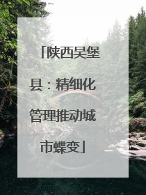 陕西吴堡县：精细化管理推动城市蝶变