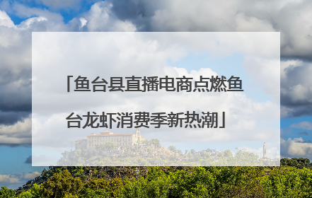 鱼台县直播电商点燃鱼台龙虾消费季新热潮