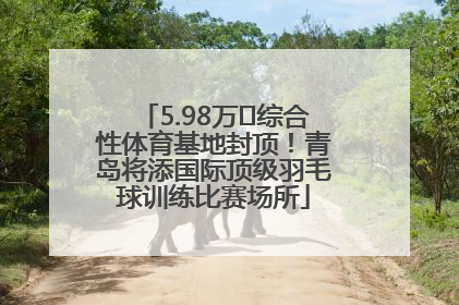 5.98万㎡综合性体育基地封顶！青岛将添国际顶级羽毛球训练比赛场所
