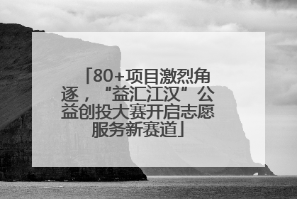 80+项目激烈角逐，“益汇江汉”公益创投大赛开启志愿服务新赛道